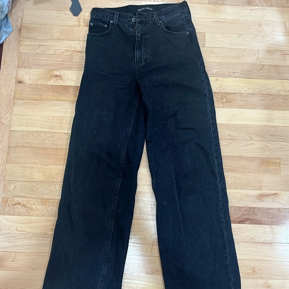DENIM FORUM 90s Low Rise Baggy Wide Jean Size 23